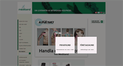 Desktop Screenshot of mediband.se